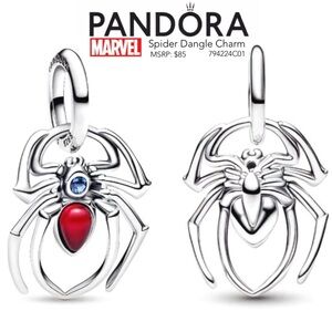 PANDORA Marvel Spider Dangle Charm w/box